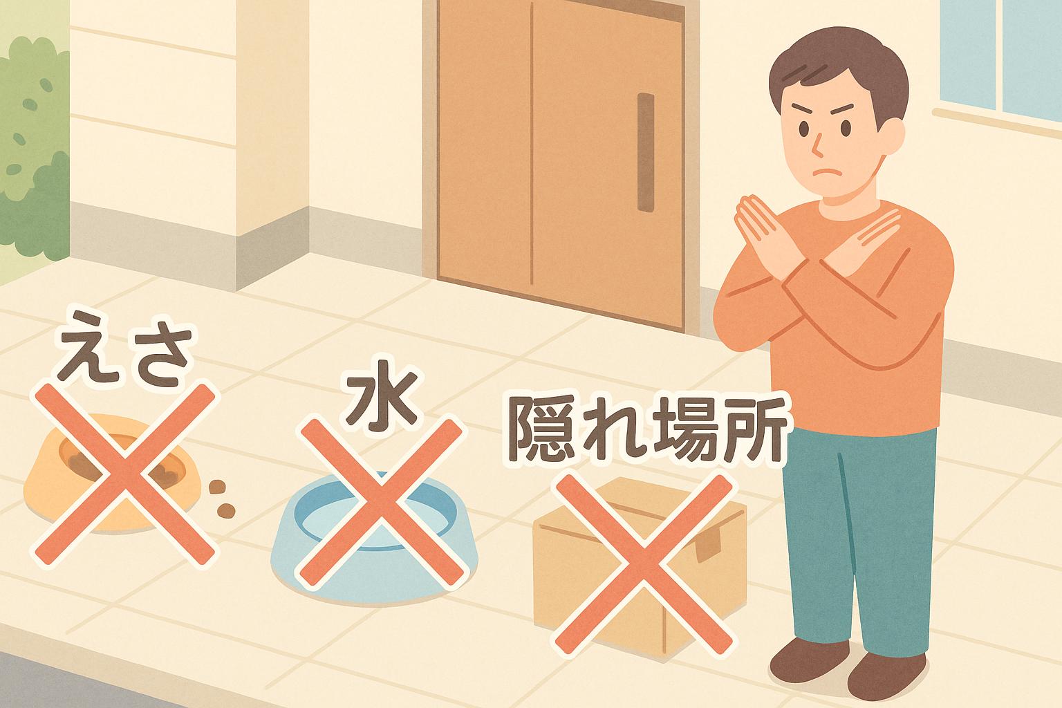 ゴキブリを寄せ付けない玄関の作り方