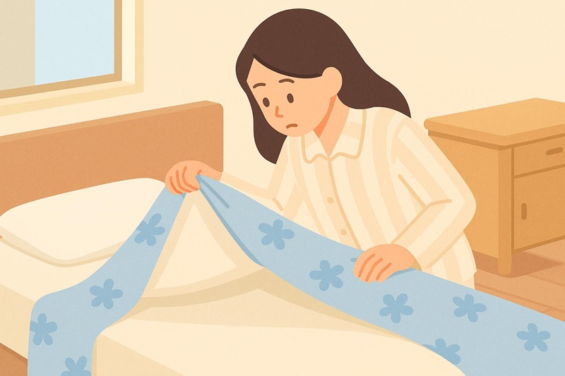 寝室で注意すべきこと