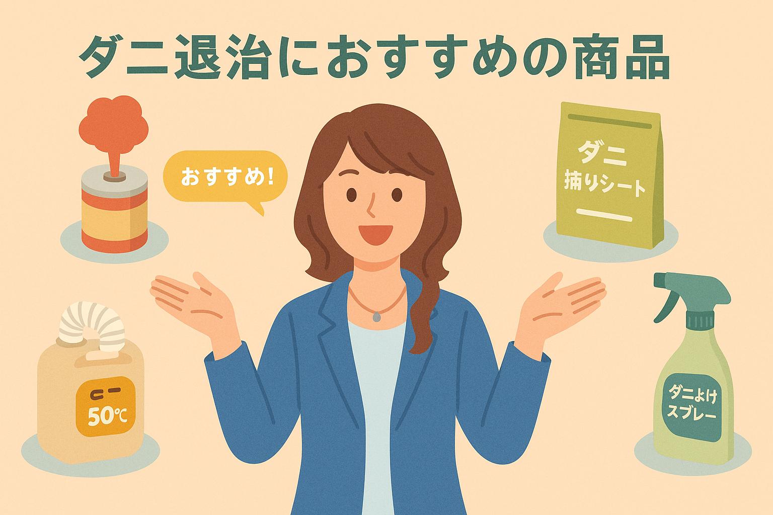 ダニにバルサンが効かないときのおすすめ製品